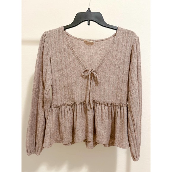 Altar'd State Tops - Altar’d State Beige Blouse